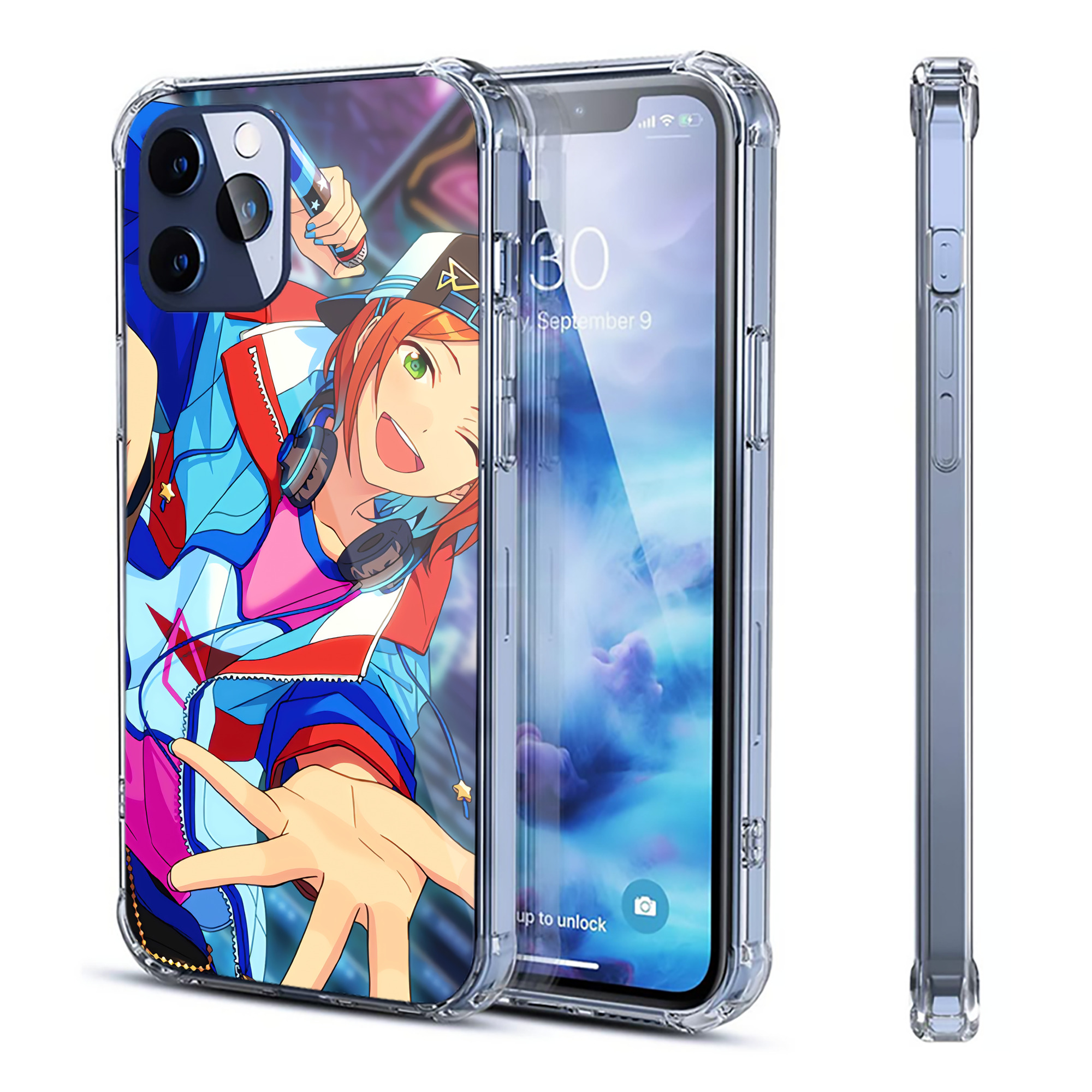 （画像用） あんさんぶるスターズ! Ensemble Stars 【iPhone 12シリーズ対応】透明スマホケース（クリアソフトケース）